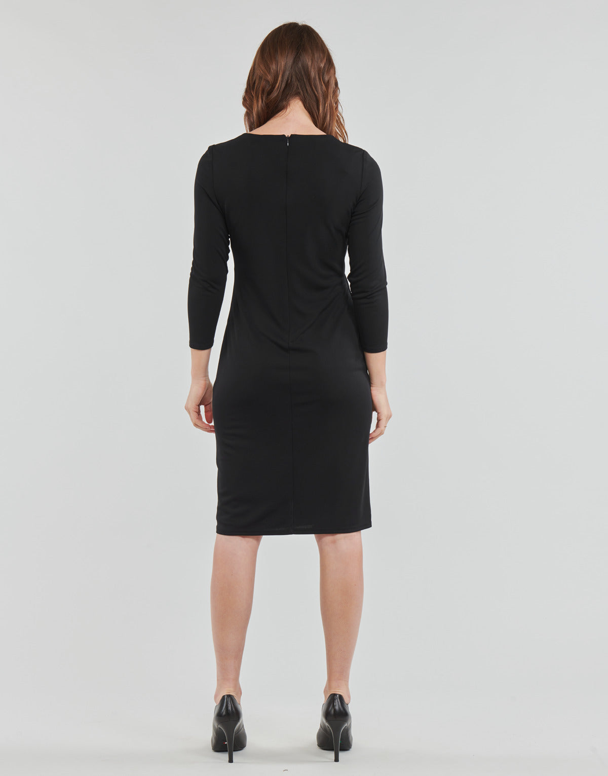 Abito corto Donna Lauren Ralph Lauren  FABIANA-ELBOW SLEEVE-DAY DRESS  Nero