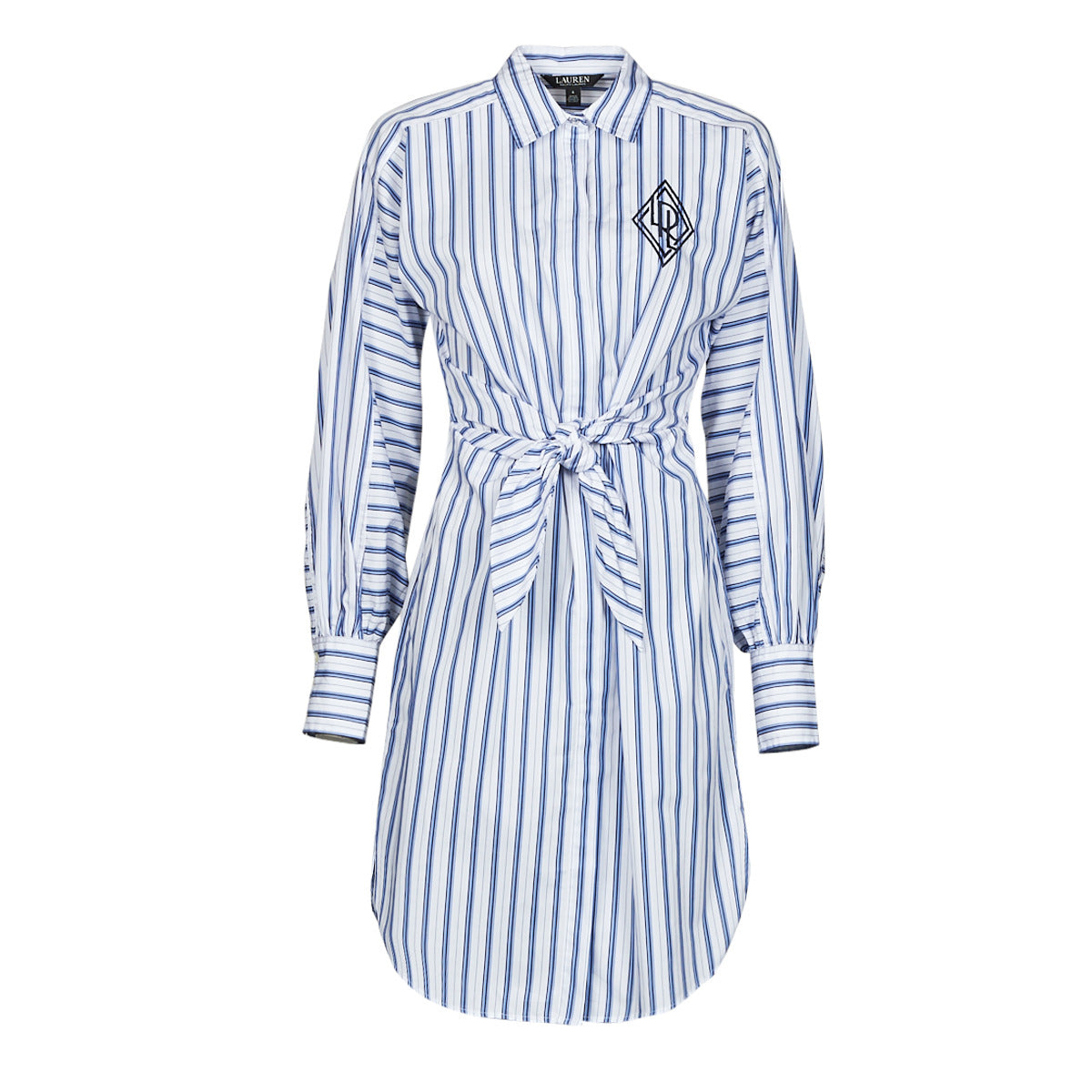 Abito corto Donna Lauren Ralph Lauren  ESSIEN-LONG SLEEVE-DAY DRESS  Blu