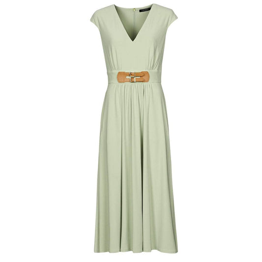 Abito lungo Donna Lauren Ralph Lauren  VATRIZIA-SHORT SLEEVE-DAY DRESS  Verde