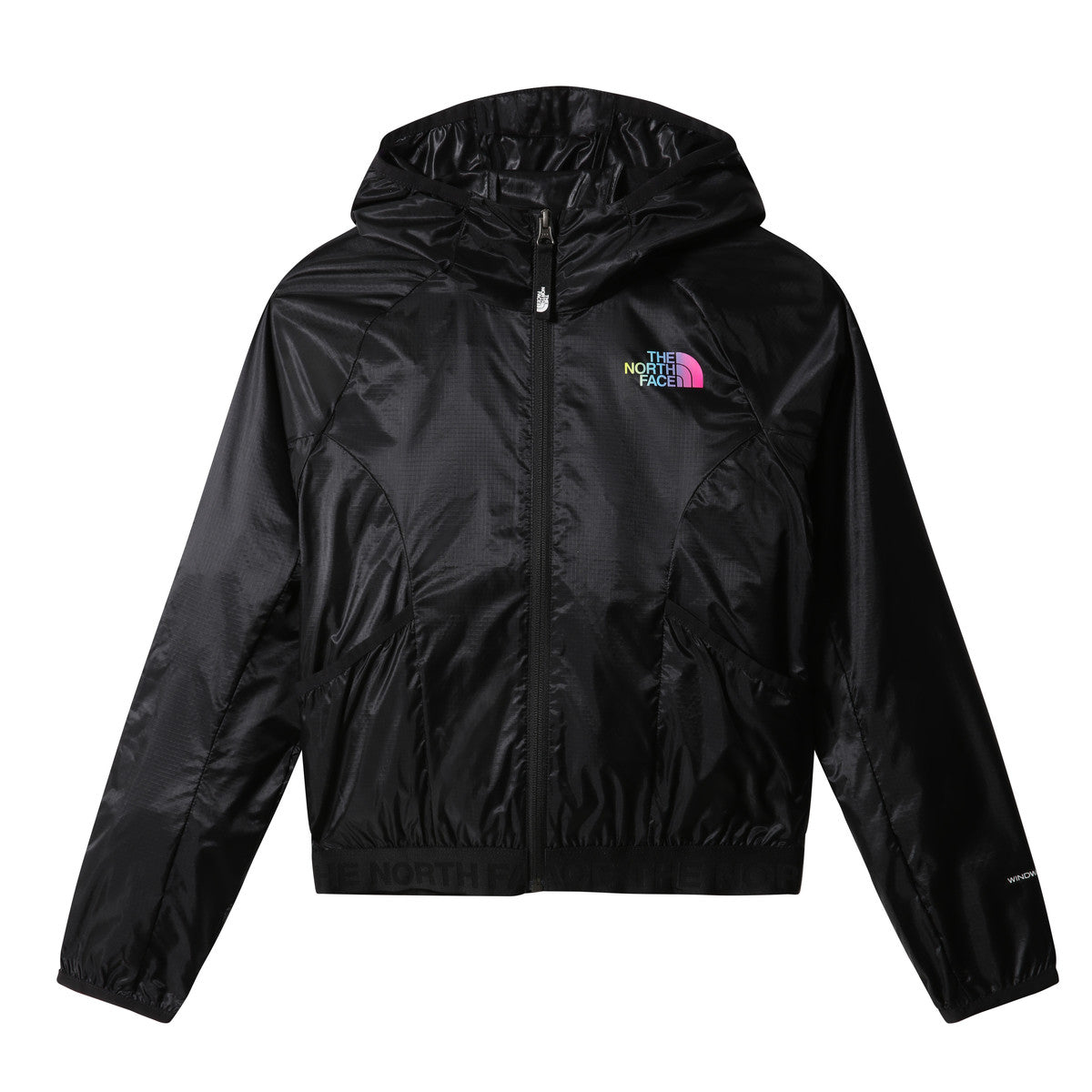 Giubbotto bambina ragazza The North Face  WINDWALL HOODIE  Nero