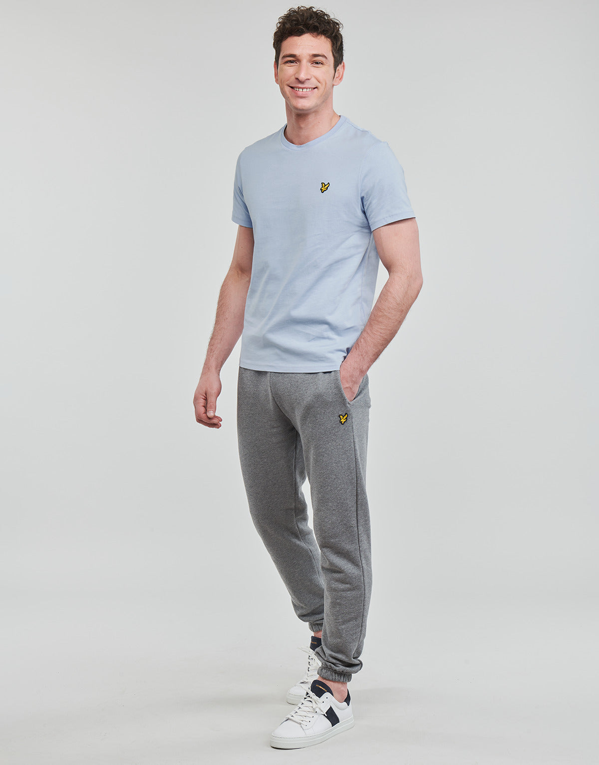 Pantaloni Sportivi Uomo Lyle & Scott  Slim Sweat Pant  Grigio