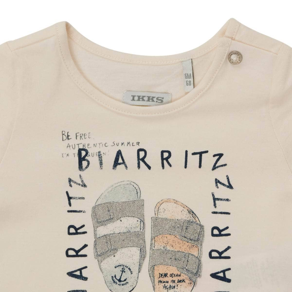 T-shirt ragazza Ikks  EBARBAIS  Bianco