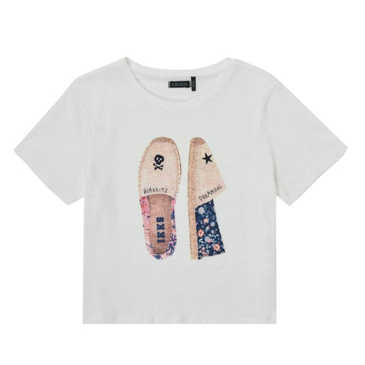 T-shirt ragazza Ikks  ECLANDA  Bianco