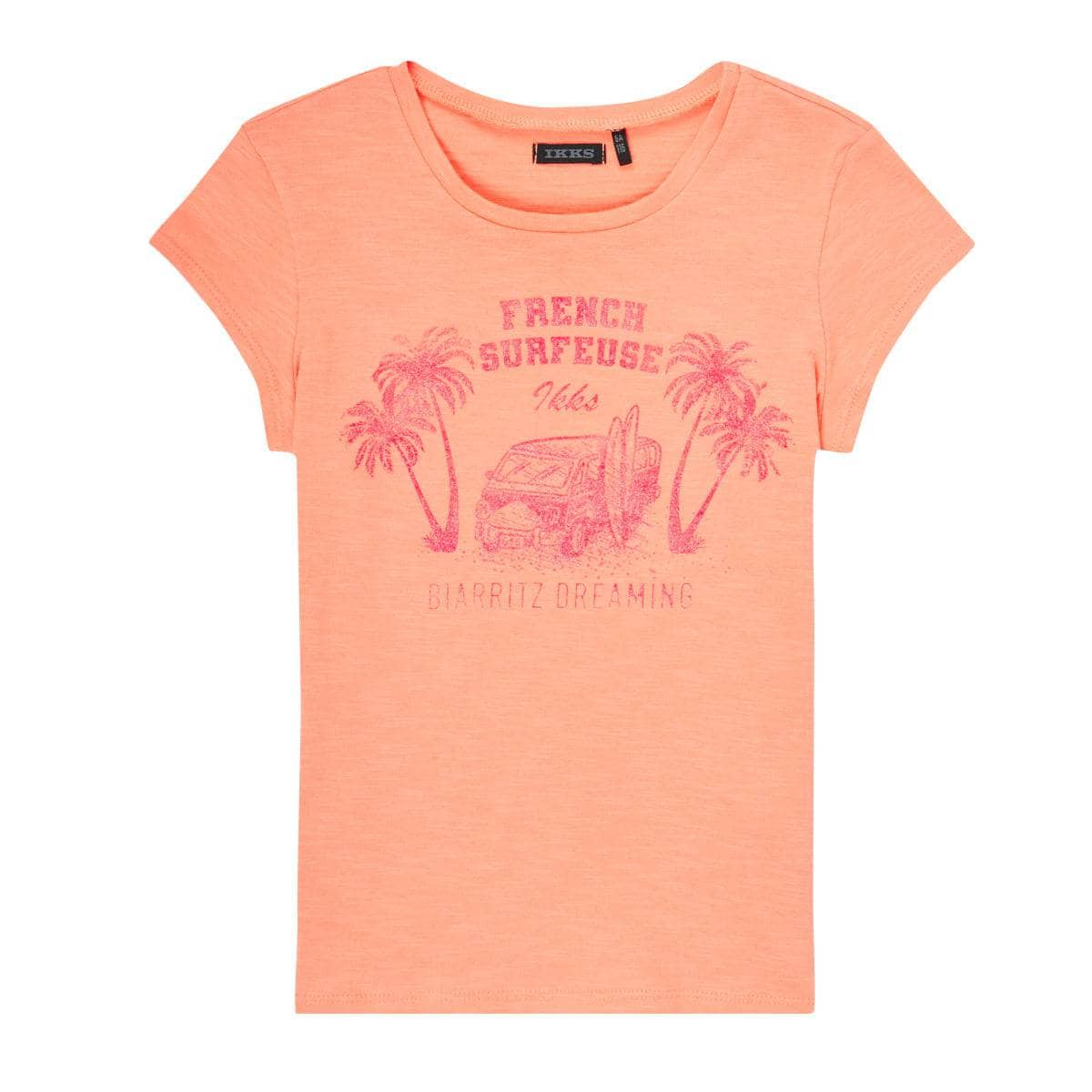 T-shirt ragazza Ikks  ECLATOS  Arancio