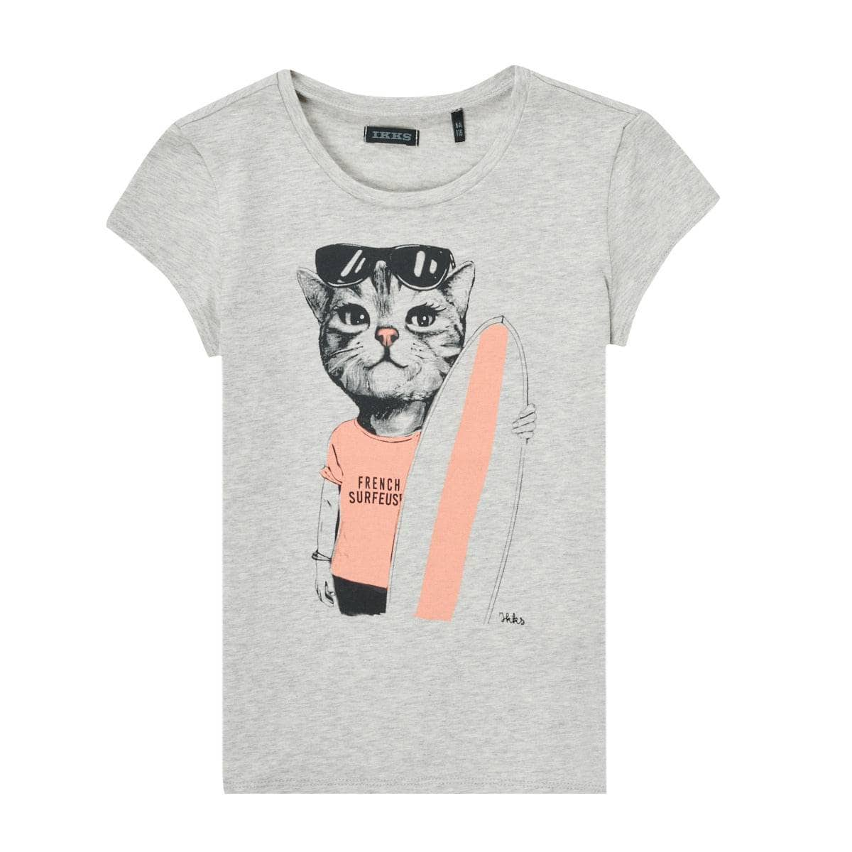 T-shirt ragazza Ikks  ECODU  Grigio