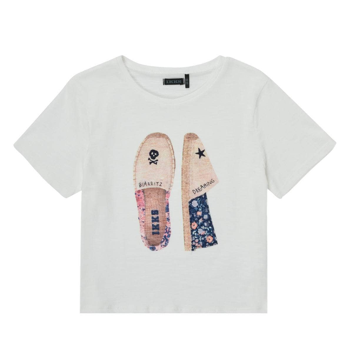 T-shirt ragazza Ikks  DANDINET  Bianco