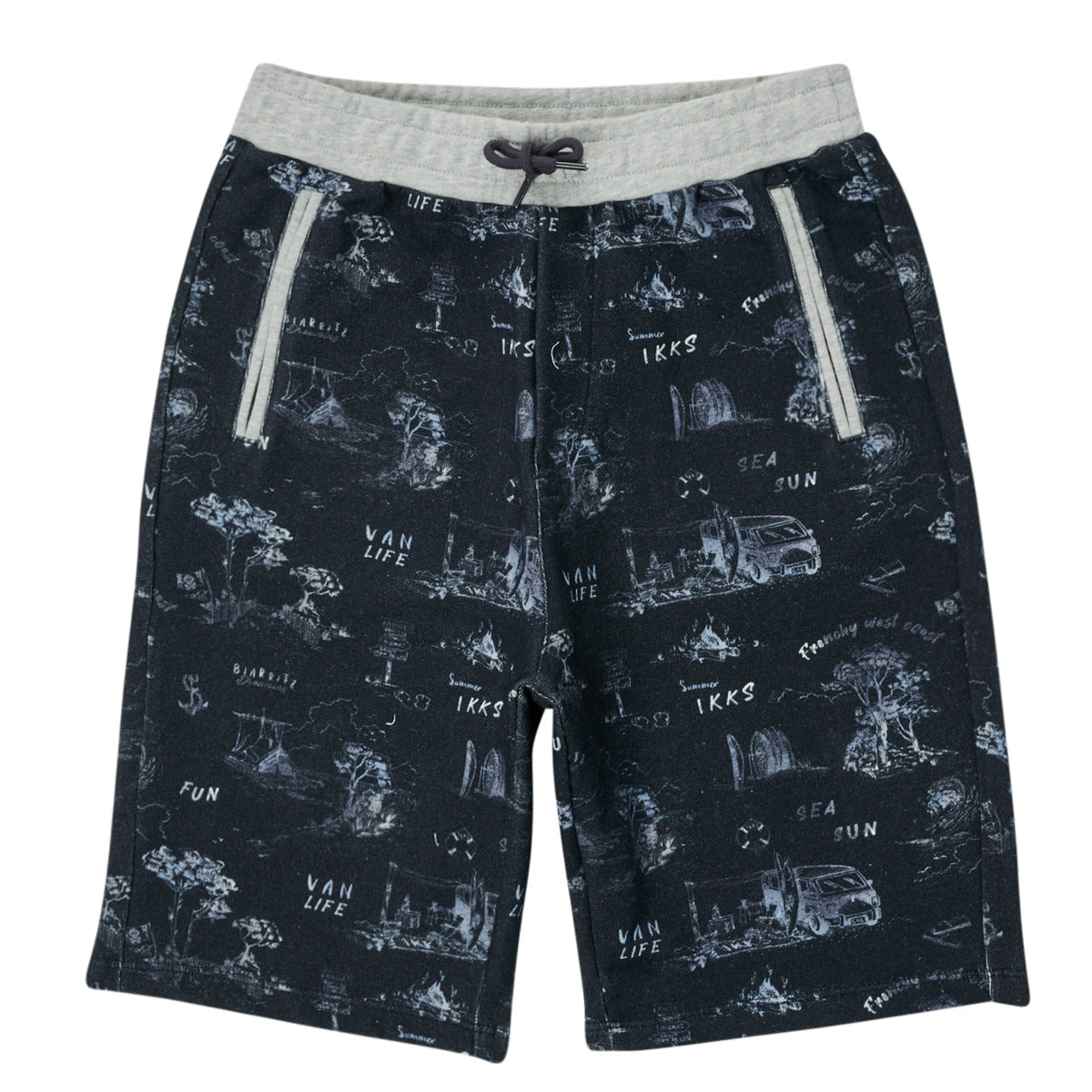 Pantaloni corti ragazzo Ikks  JAMOPE  Blu