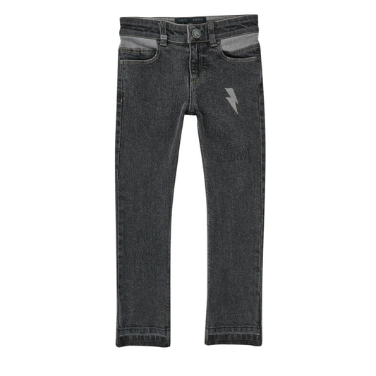 Jeans Slim ragazzo Ikks  POCHETOS  Nero