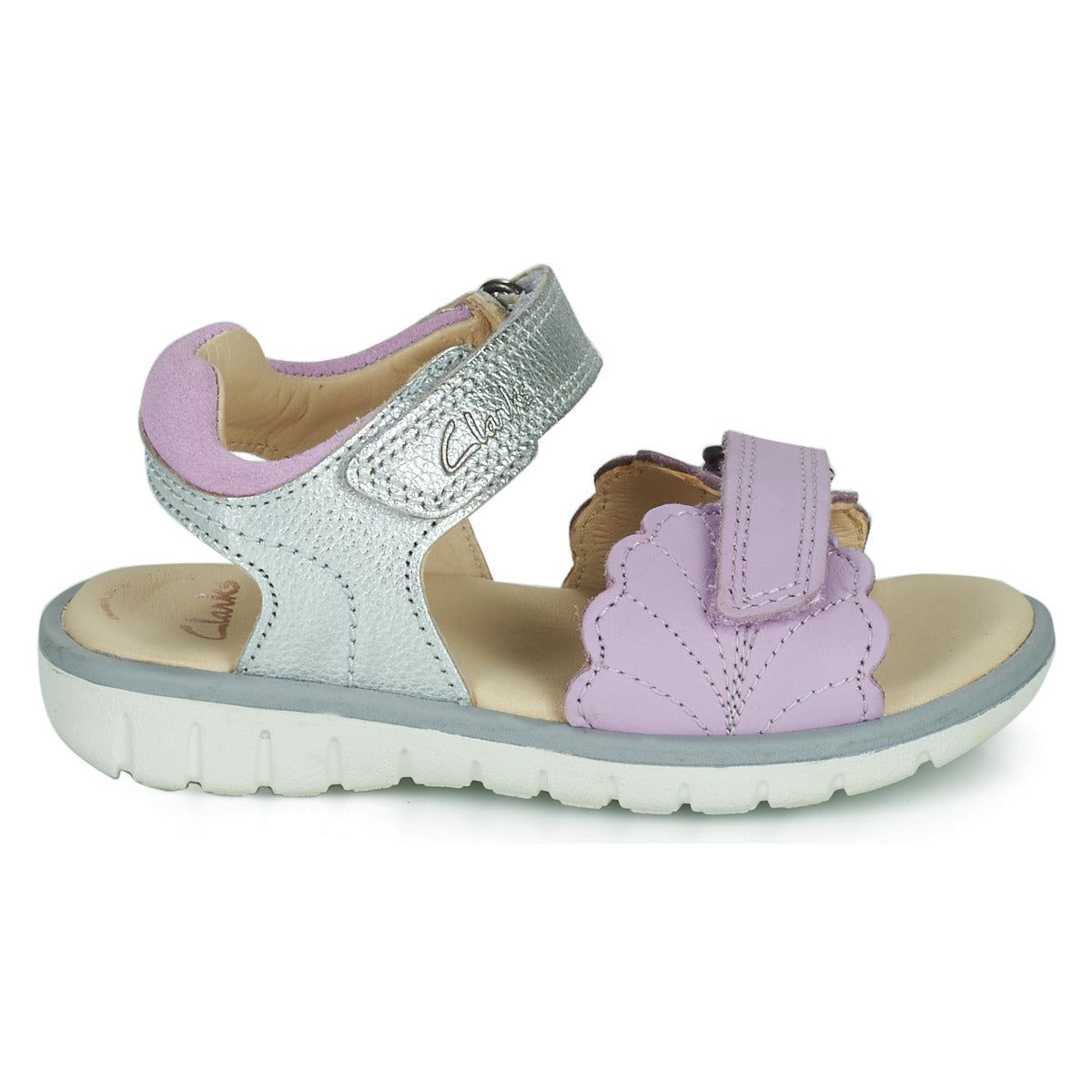 Sandali bambini ragazza Clarks  Roam Wing K.  Argento