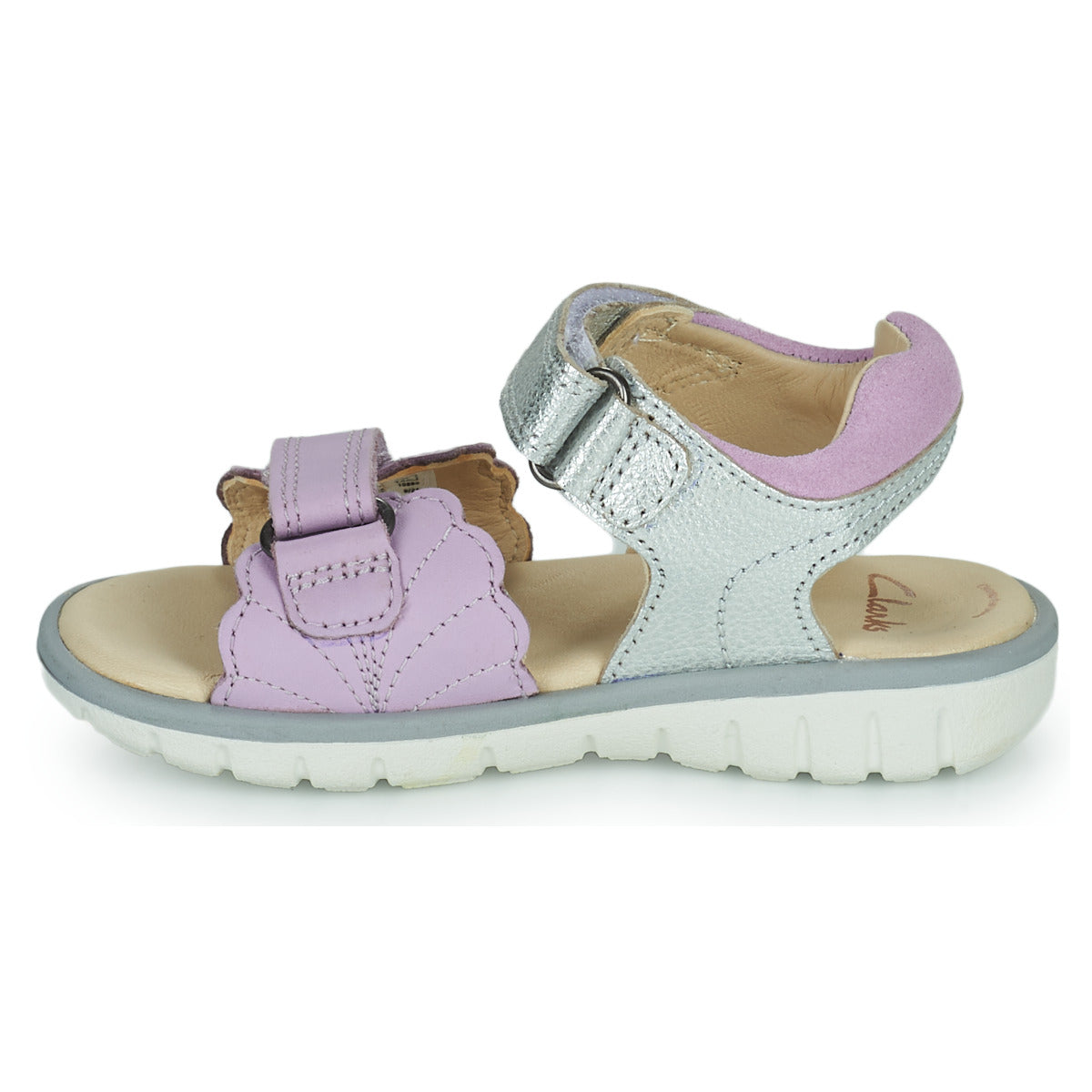 Sandali bambini ragazza Clarks  Roam Wing K.  Argento