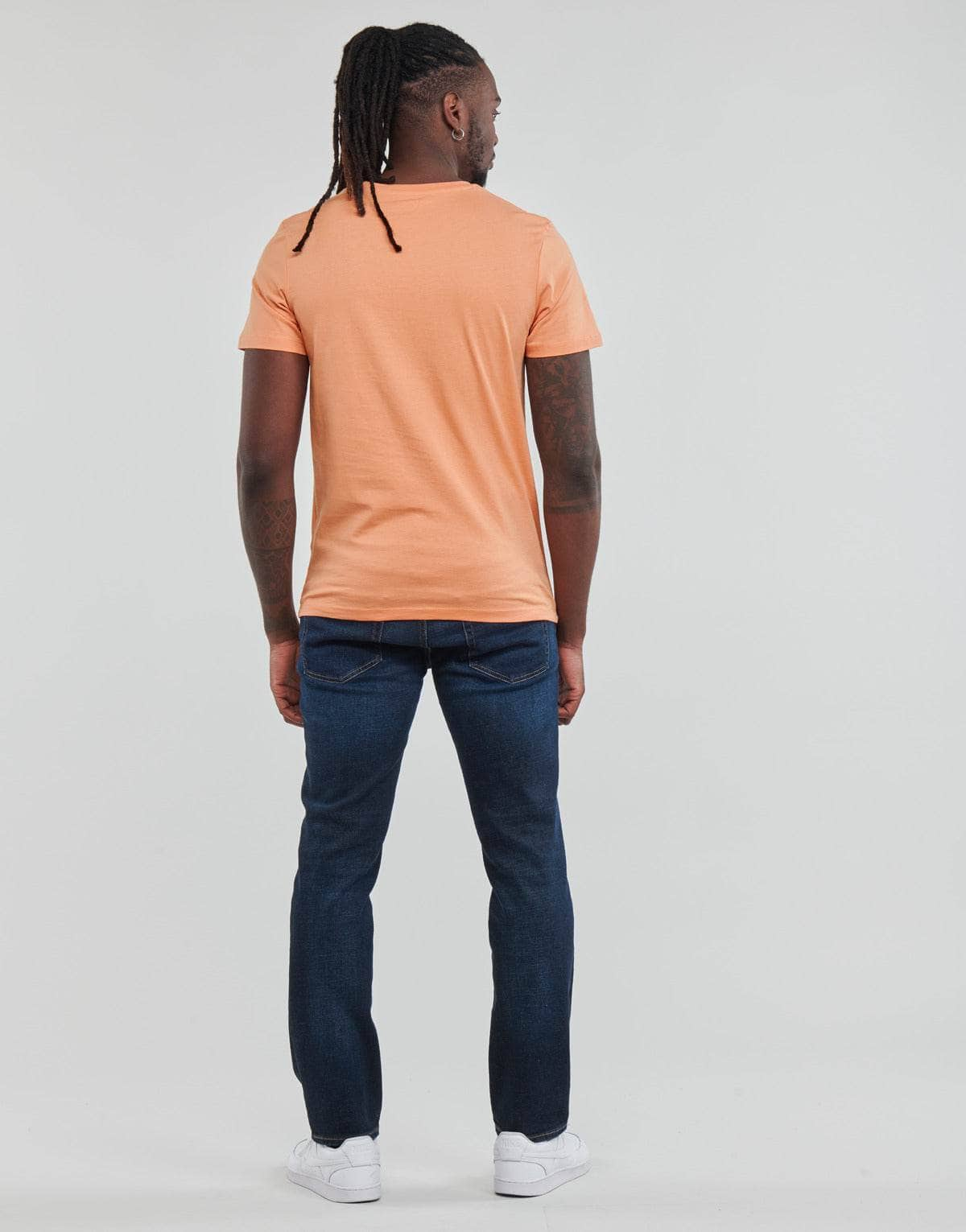 T-shirt Uomo Jack & Jones  JJEUSTACE  Rosa