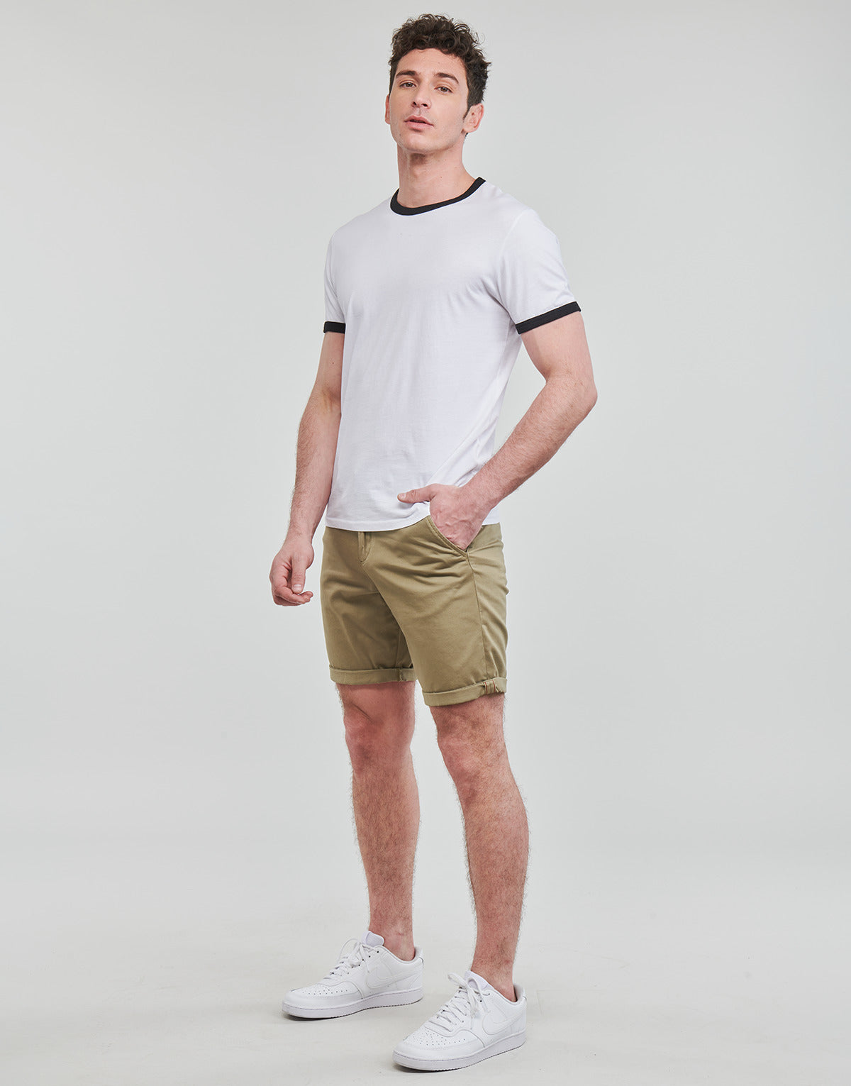 Pantaloni corti Uomo Jack & Jones  JPSTBOWIE  Beige