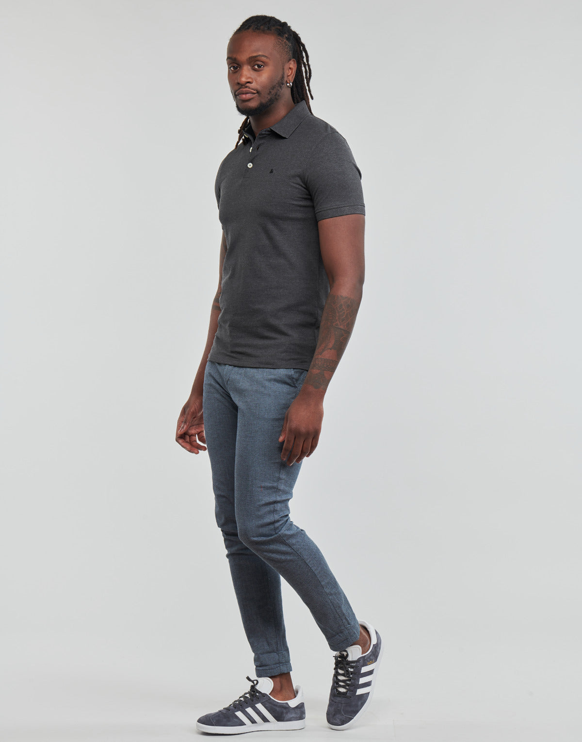 Polo Uomo Jack & Jones  JJEPAULOS  Grigio