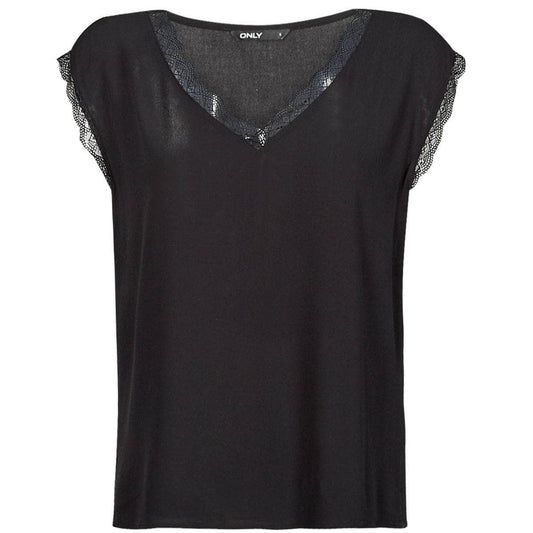 T-shirt Donna Only  ONLJASMINA  Nero