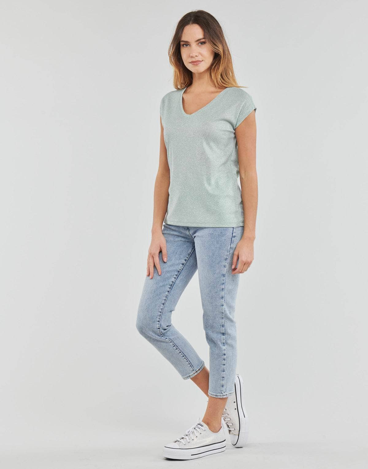 T-shirt Donna Only  ONLSILVERY  Blu