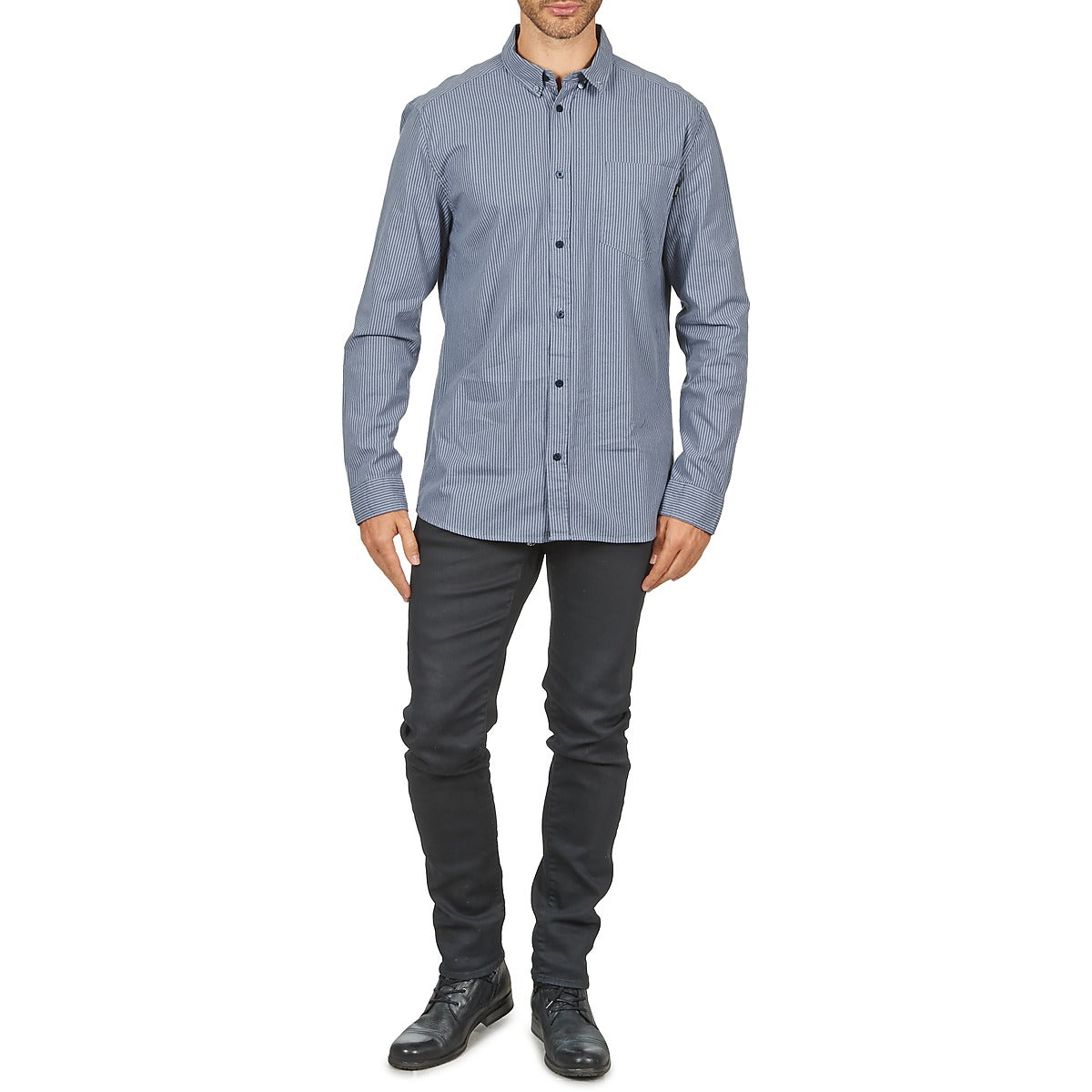 Camicia a maniche lunghe Uomo Wesc  YANIK  Blu