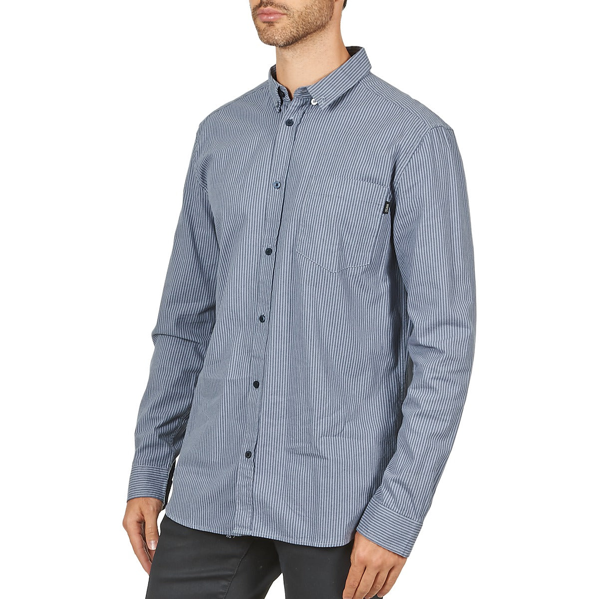 Camicia a maniche lunghe Uomo Wesc  YANIK  Blu