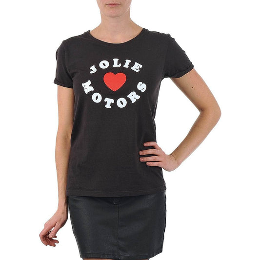 T-shirt Donna Kulte  LOUISA JOLIEMOTOR 101954 NOIR  Nero