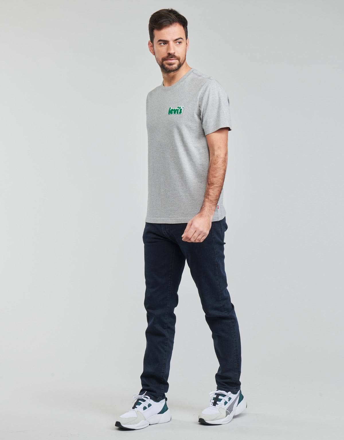 T-shirt Uomo Levis  MT-GRAPHIC TEES  Grigio