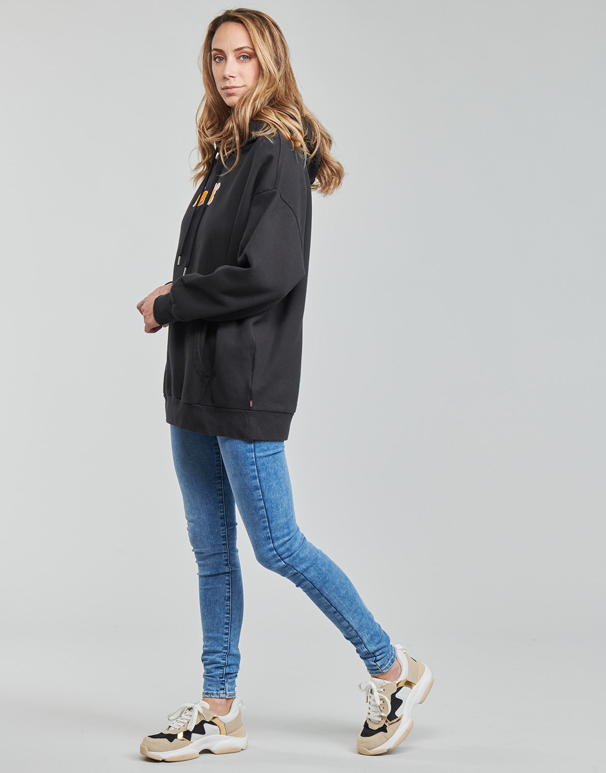 Felpa Donna Levis  WT-FLEECE  Nero