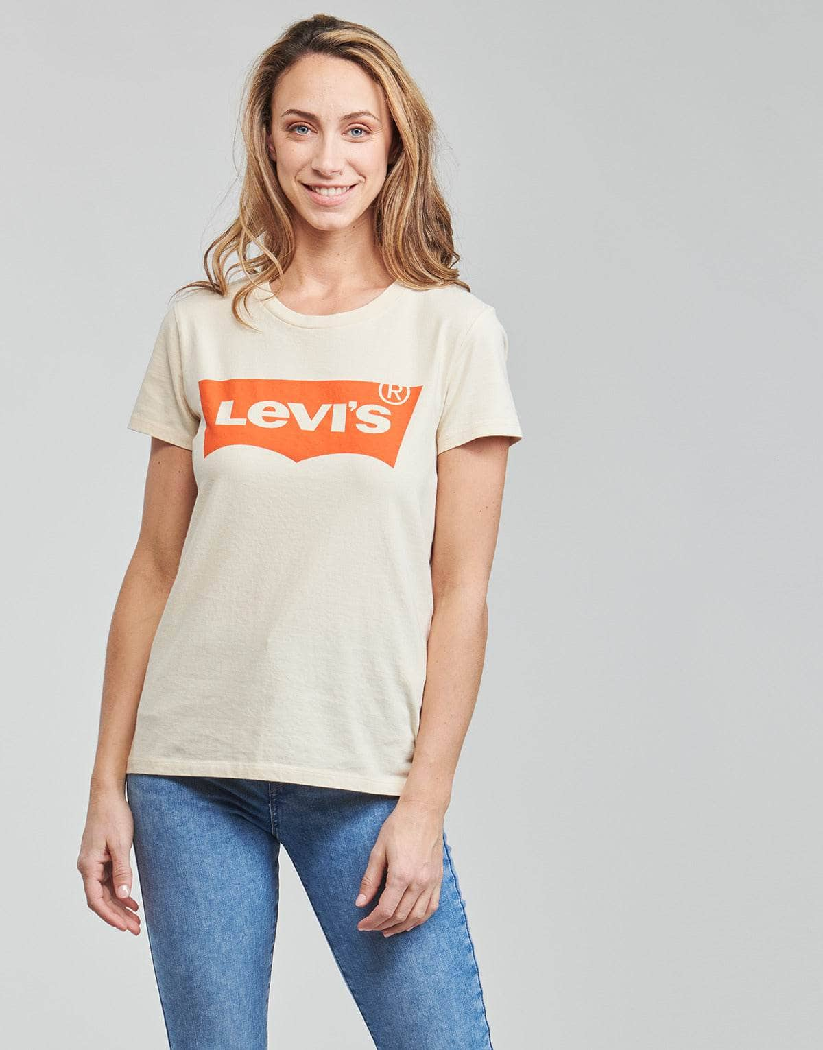 T-shirt Donna Levis  WT-GRAPHIC TEES  Beige