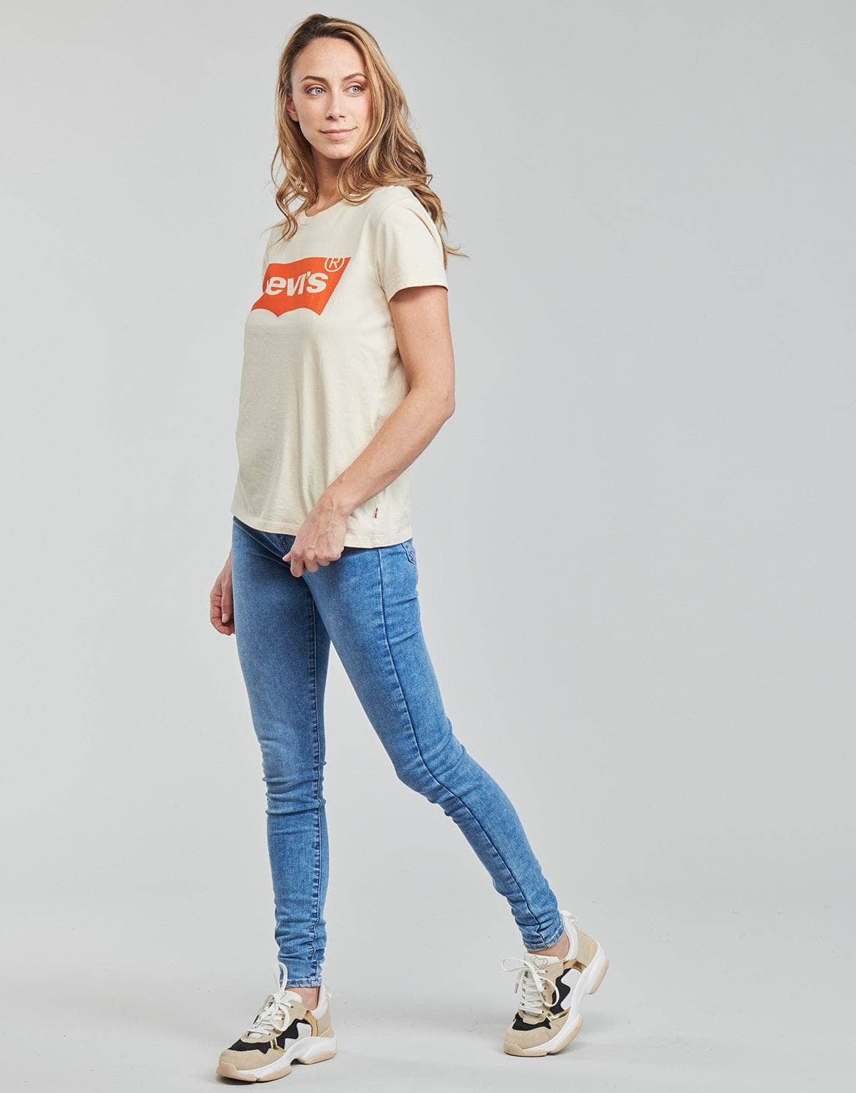 T-shirt Donna Levis  WT-GRAPHIC TEES  Beige