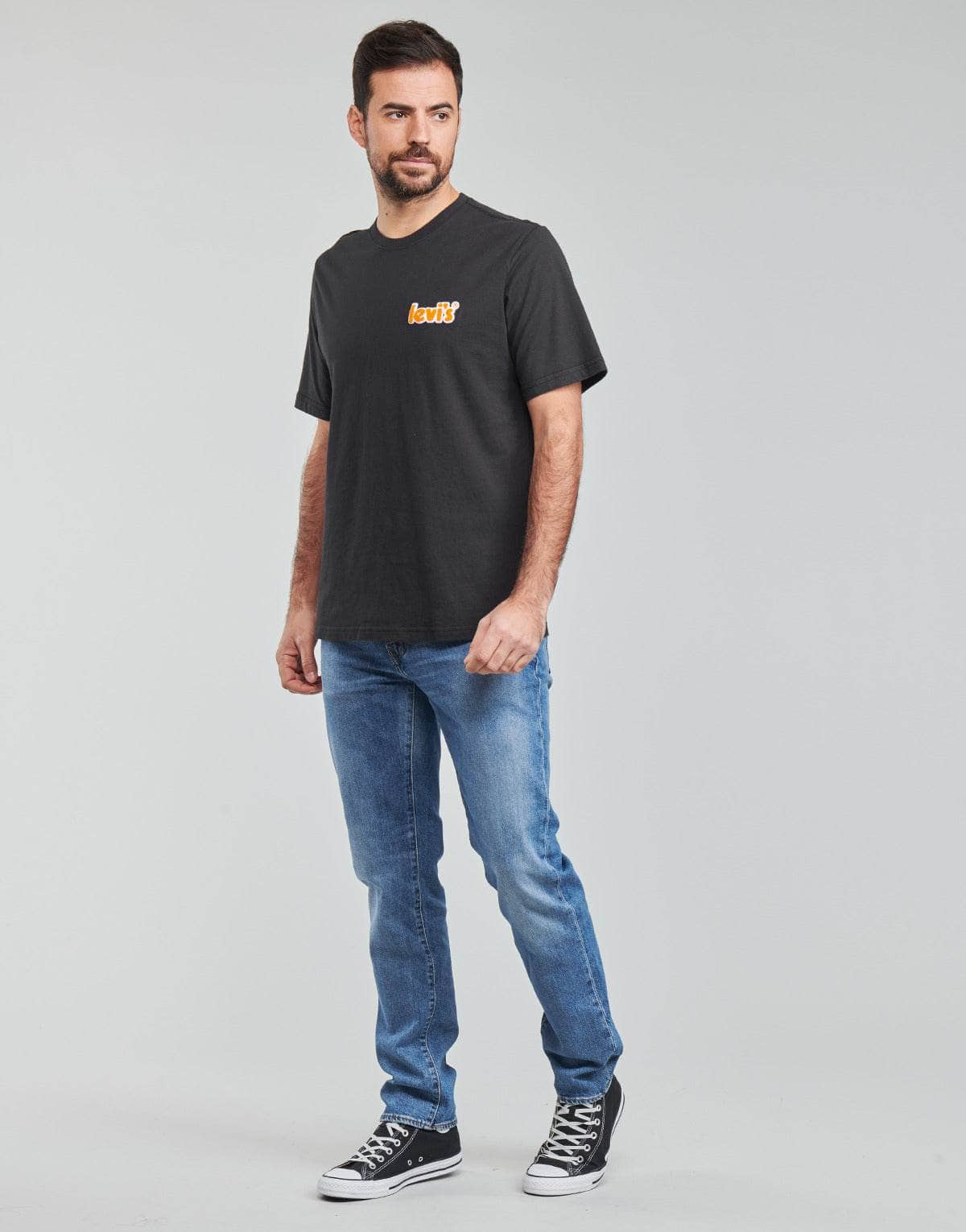 T-shirt Uomo Levis  MT-GRAPHIC TEES  Nero