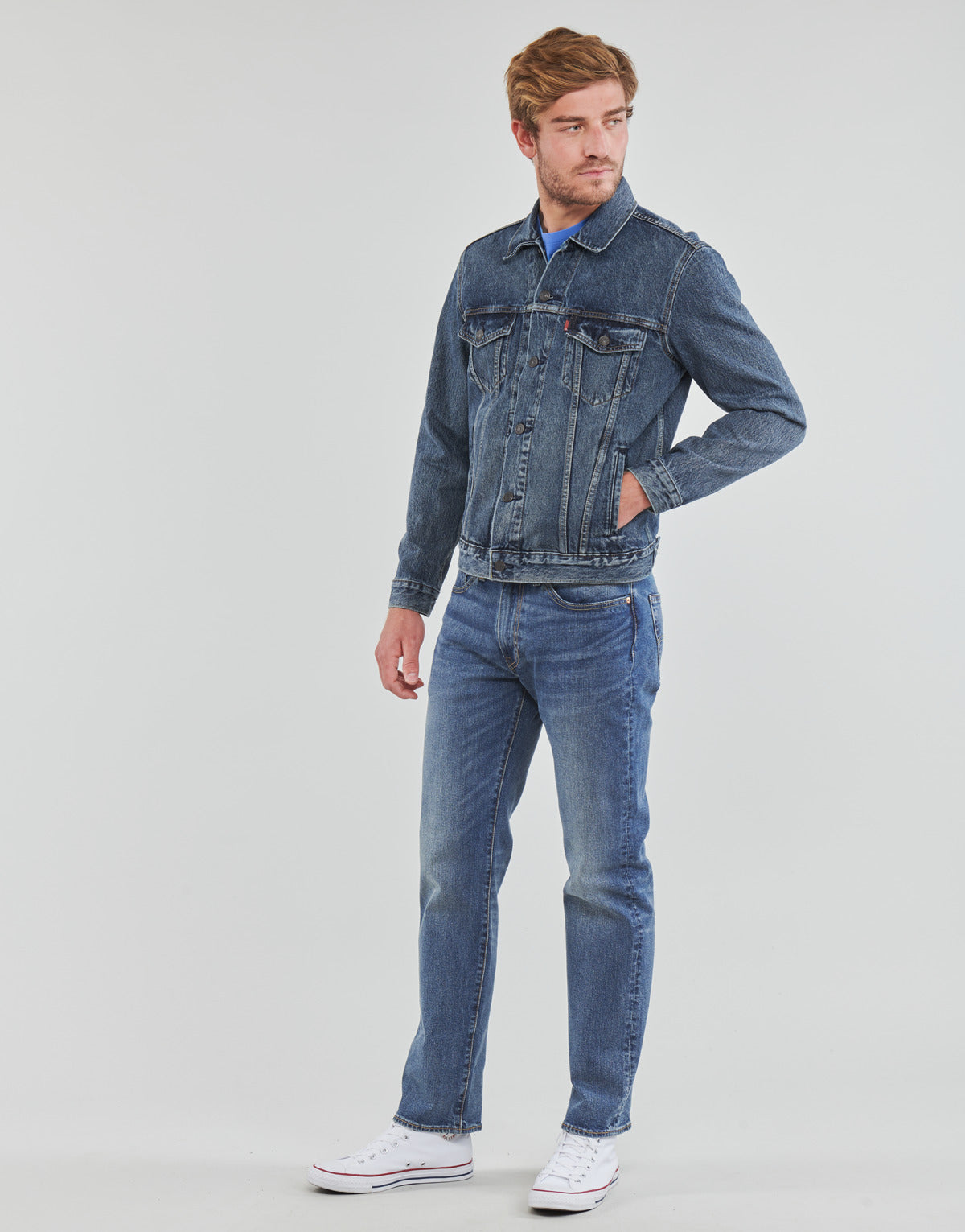 Giacca in jeans Uomo Levis  THE TRUCKER JACKET  Blu