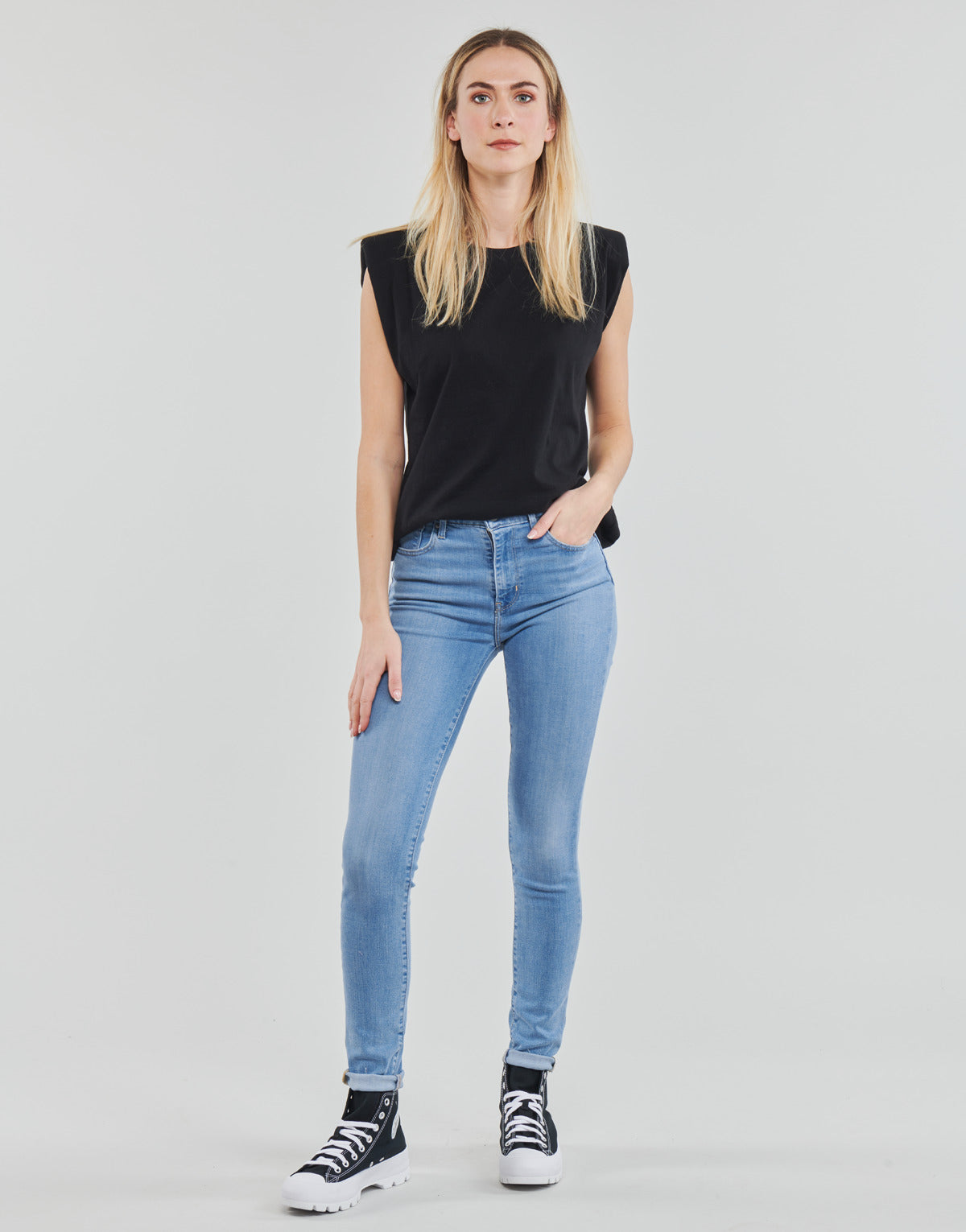 Jeans skynny Donna Levis  721 HIGH RISE SKINNY  Blu