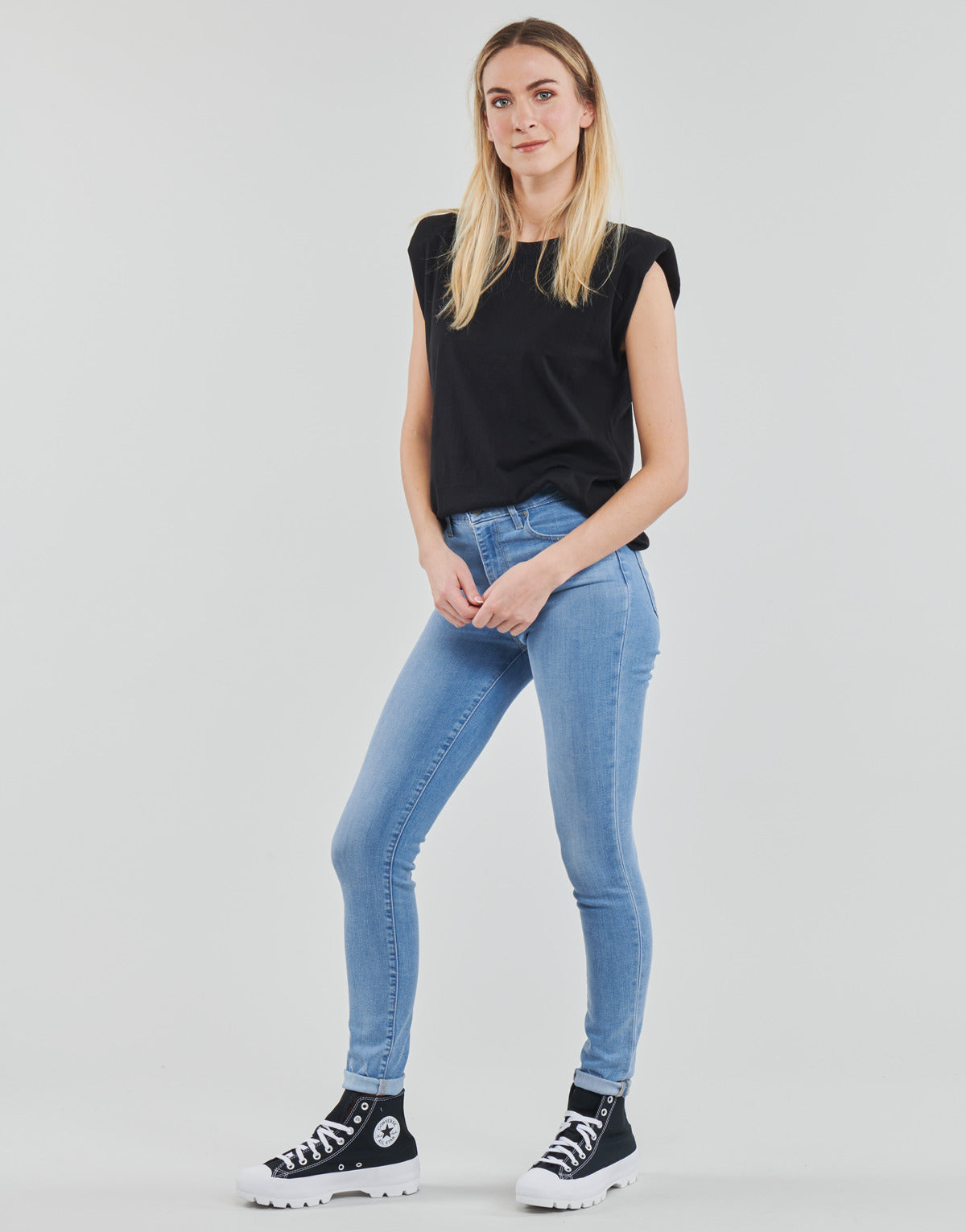 Jeans skynny Donna Levis  721 HIGH RISE SKINNY  Blu