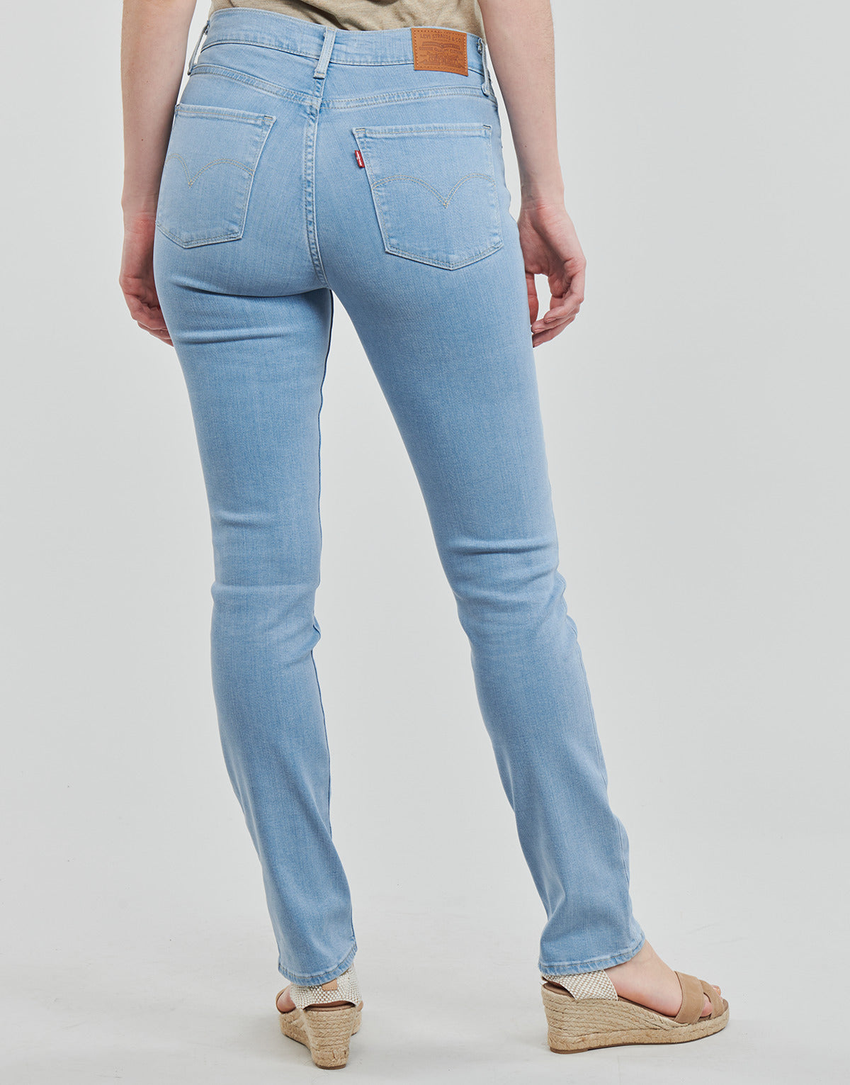 Jeans Donna Levis  724 HIGH RISE STRAIGHT  Blu