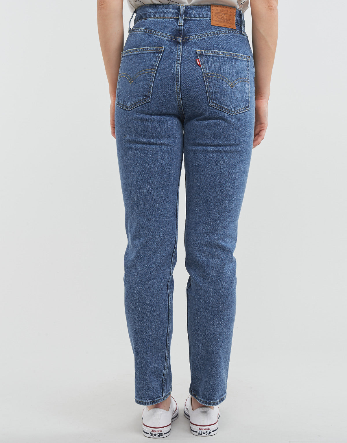 Jeans Donna Levis  70S HIGH SLIM STRAIGHT  Blu