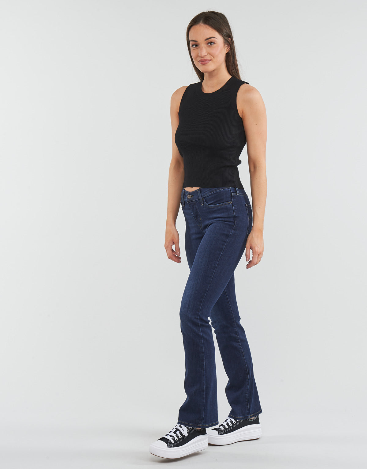 Jeans Bootcut Donna Levis  315 SHAPING BOOT  Blu