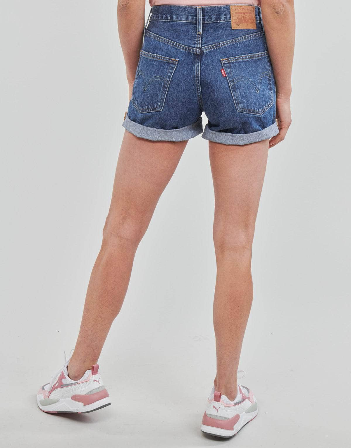 Shorts Donna Levis  501® ROLLED SHORT  Blu