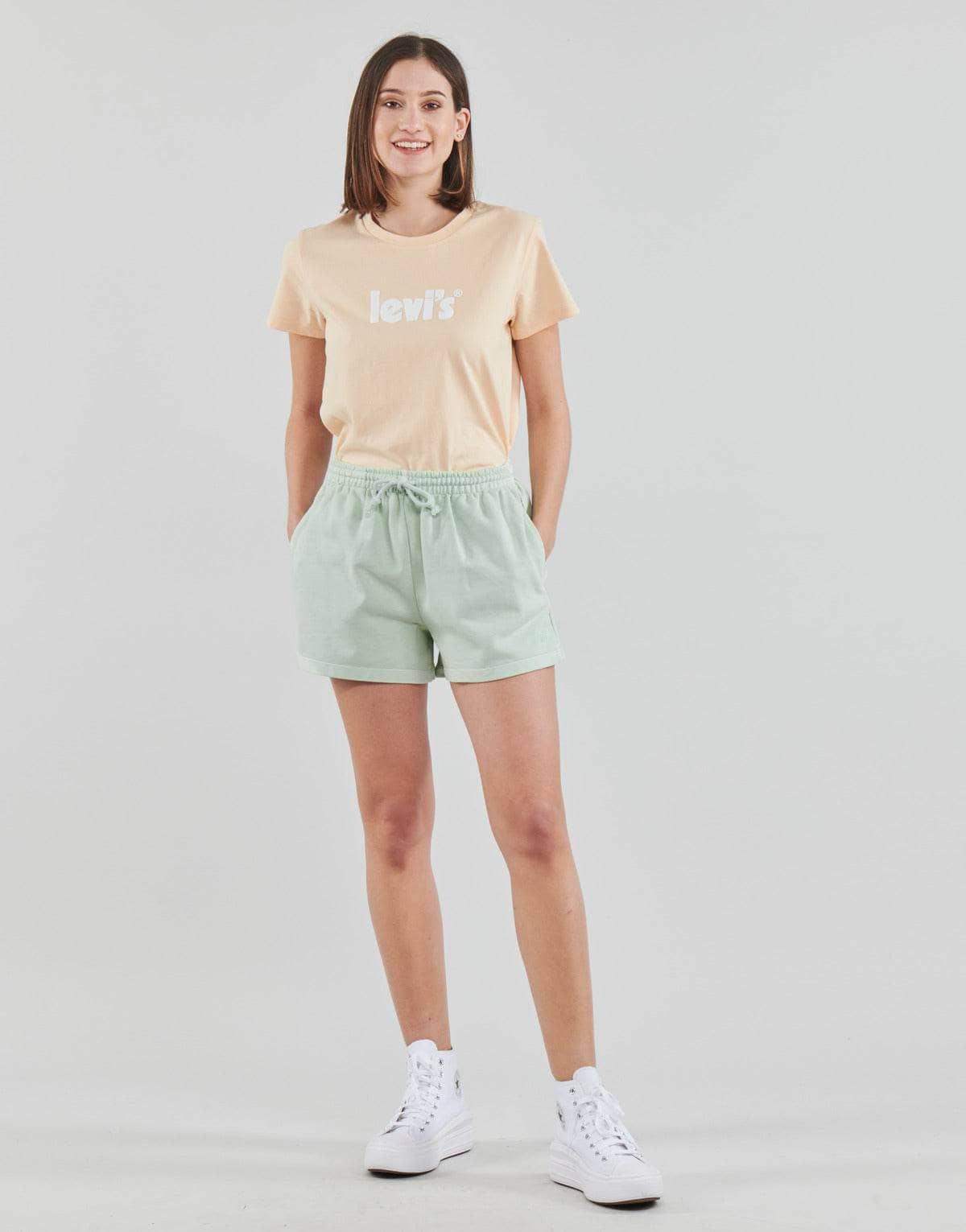 Shorts Donna Levis  SNACK SWEATSHORT  Verde