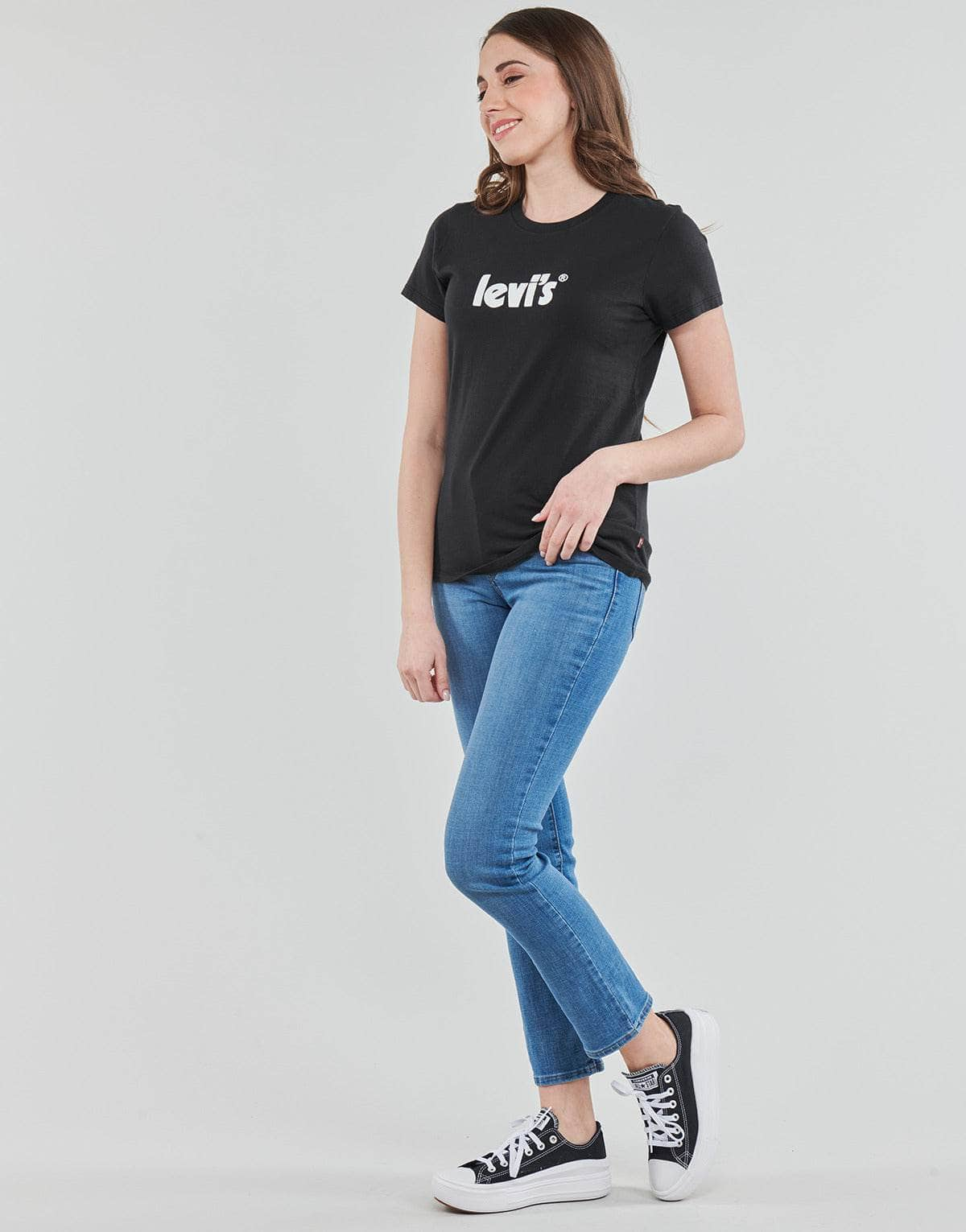 T-shirt Donna Levis  THE PERFECT TEE  Nero