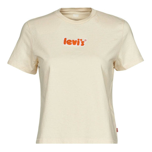 T-shirt Donna Levis  GRAPHIC CLASSIC TEE  Beige