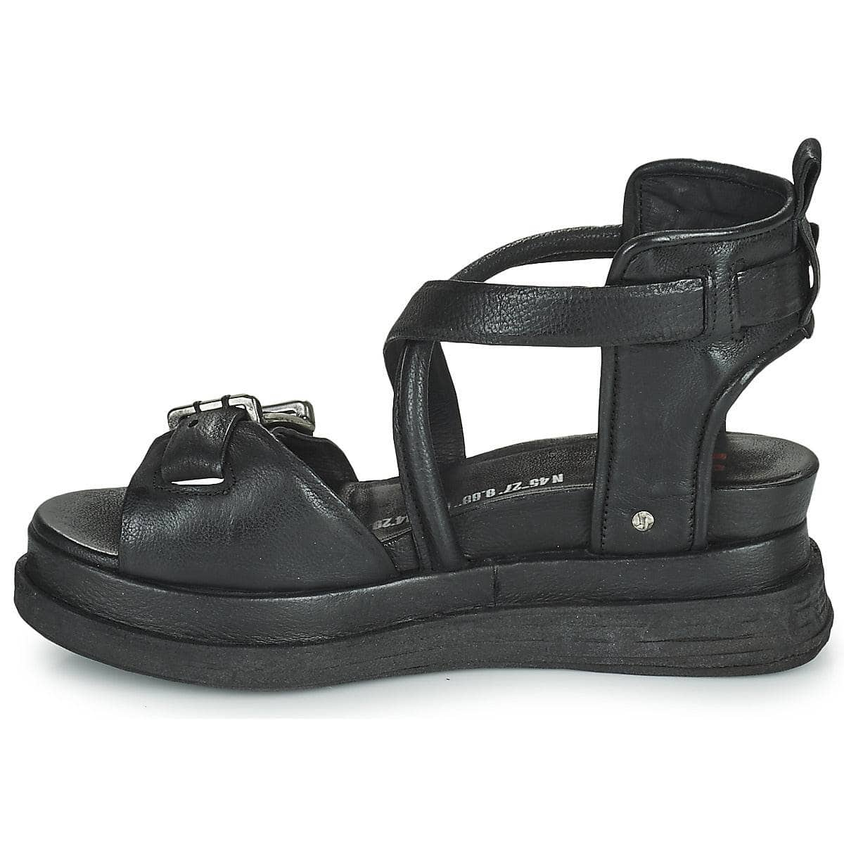 Sandali Donna Airstep / A.S.98  LAGOS BUCKLE  Nero