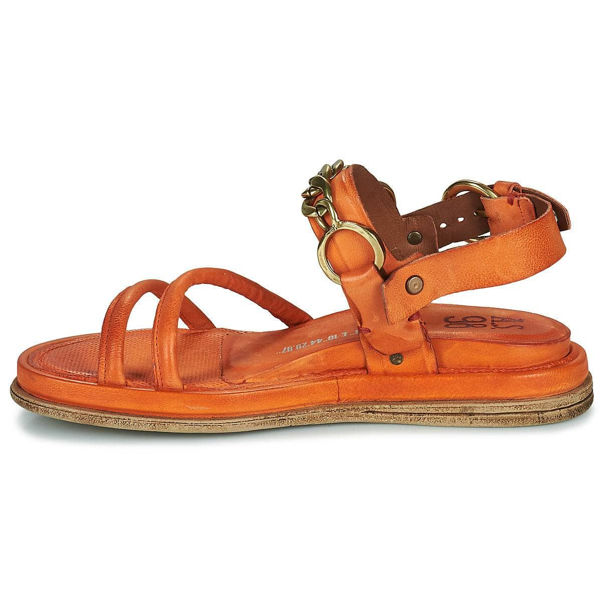 Sandali Donna Airstep / A.S.98  POLA CHAIN  Arancio