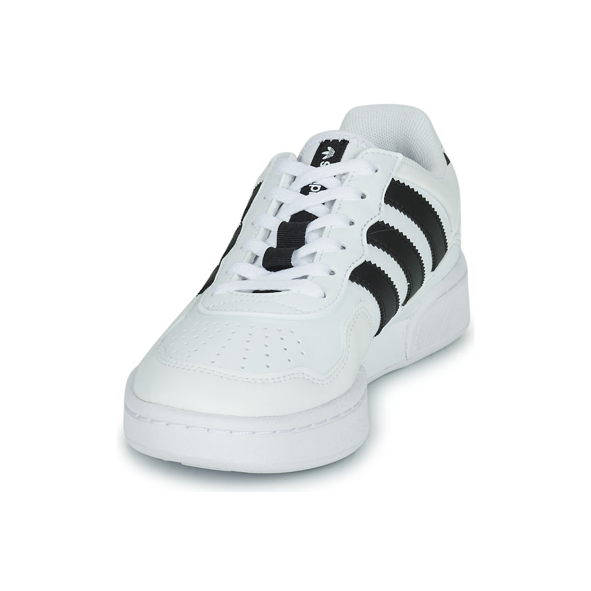 Scarpe bambini ragazzo adidas  COURT REFIT J  Bianco