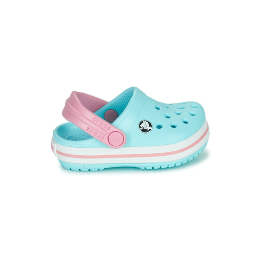 Scarpe bambini ragazza Crocs  CROCBAND CLOG T  Blu