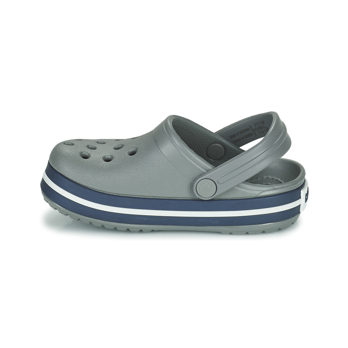 Scarpe bambini ragazzo Crocs  CROCBAND CLOG T  Grigio