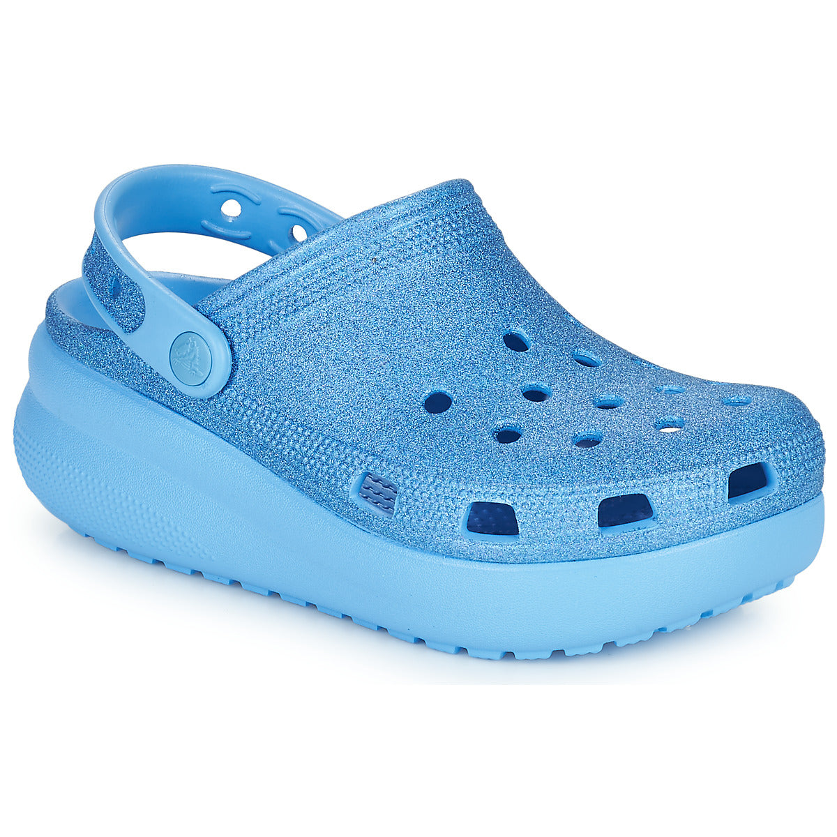 Scarpe bambini ragazza Crocs  Cls Crocs Glitter Cutie CgK  Blu