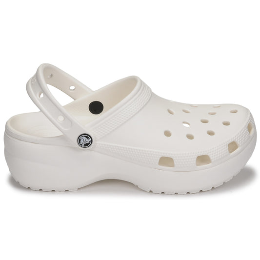 Scarpe Donna Crocs  CLASSIC PLATFORM CLOG W  Bianco