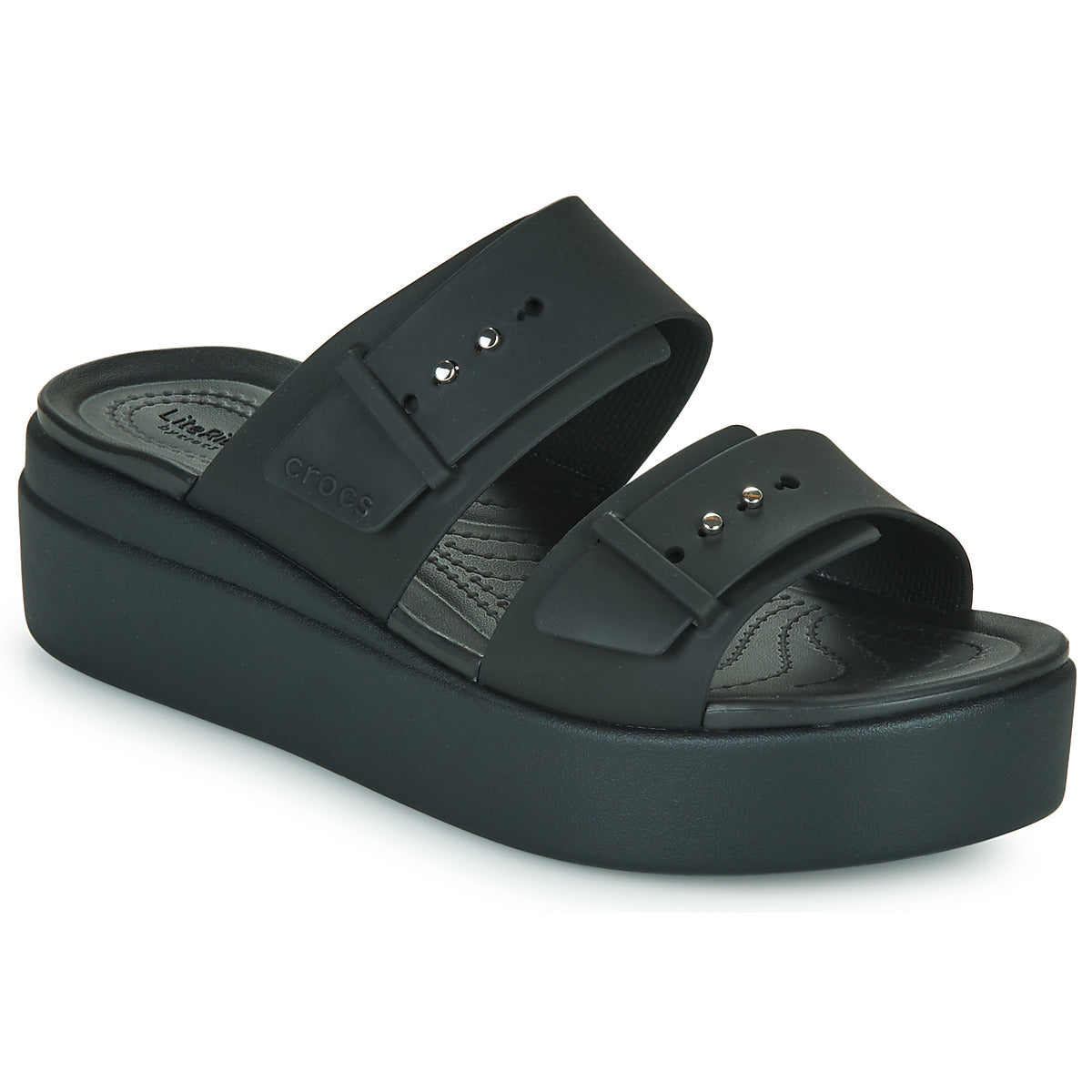 Scarpe Donna Crocs  CROCS BROOKLYN SANDAL LOWWDG W  Nero