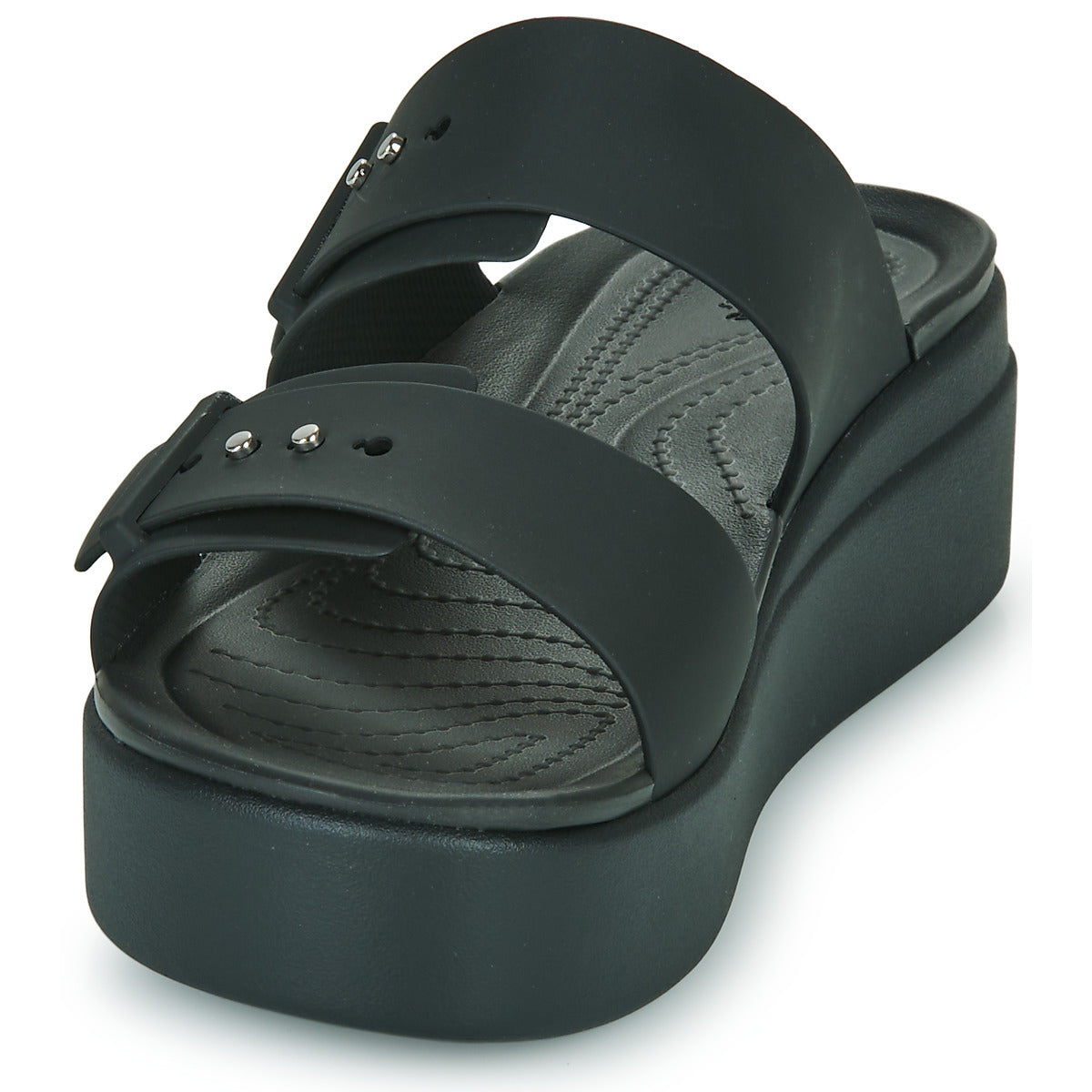 Scarpe Donna Crocs  CROCS BROOKLYN SANDAL LOWWDG W  Nero