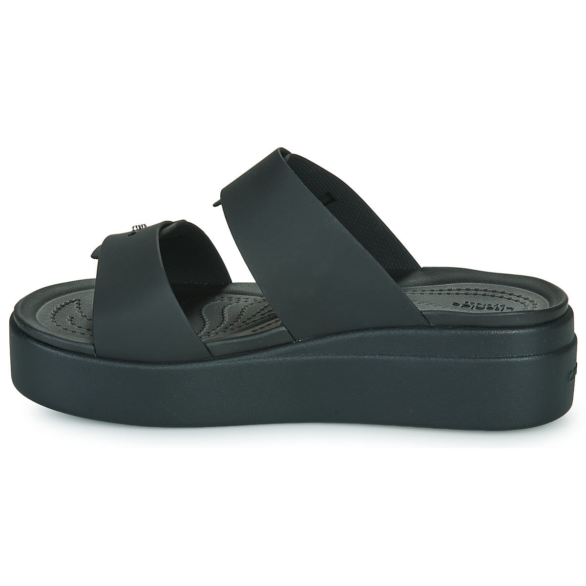 Scarpe Donna Crocs  CROCS BROOKLYN SANDAL LOWWDG W  Nero