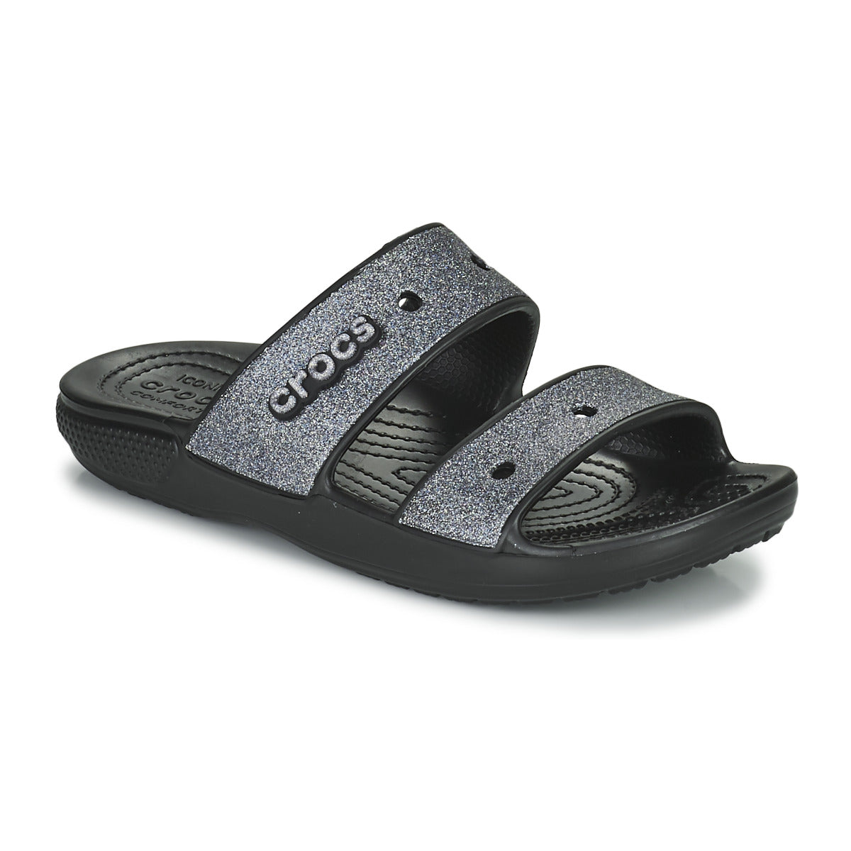 Scarpe Donna Crocs  CLASSIC CROC GLITTER II SANDAL  Nero