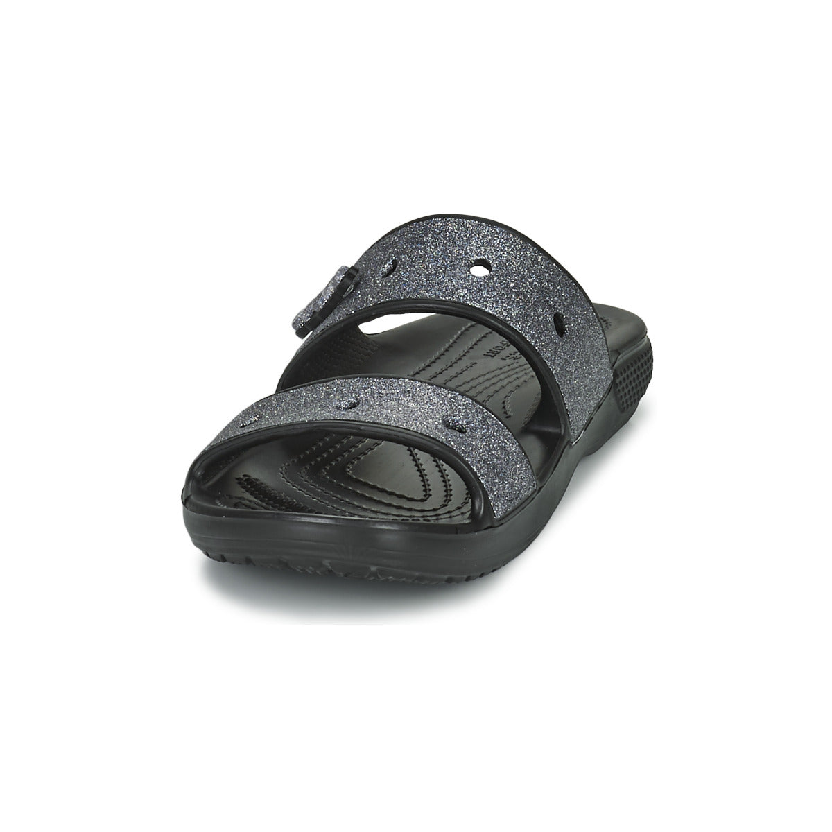 Scarpe Donna Crocs  CLASSIC CROC GLITTER II SANDAL  Nero