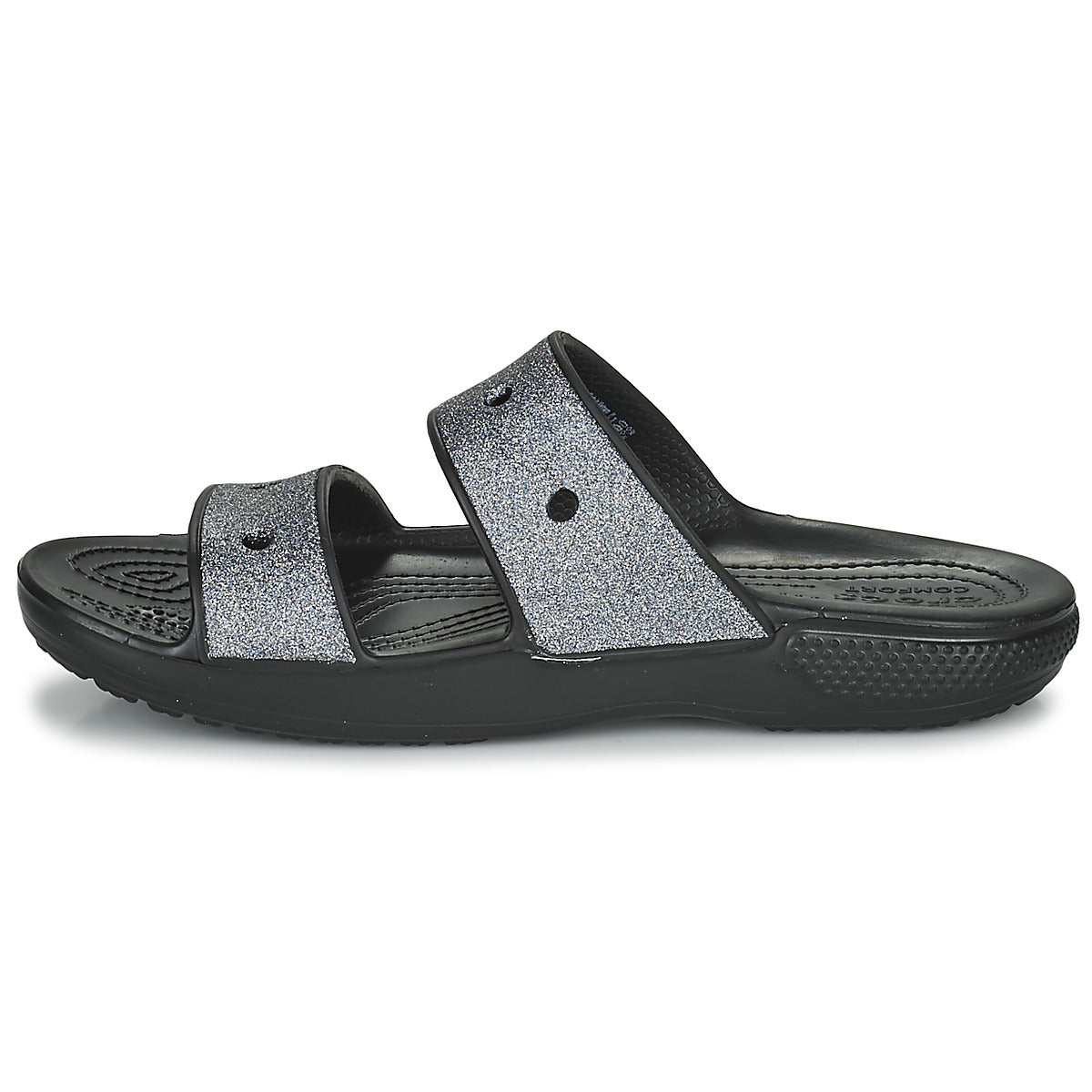 Scarpe Donna Crocs  CLASSIC CROC GLITTER II SANDAL  Nero